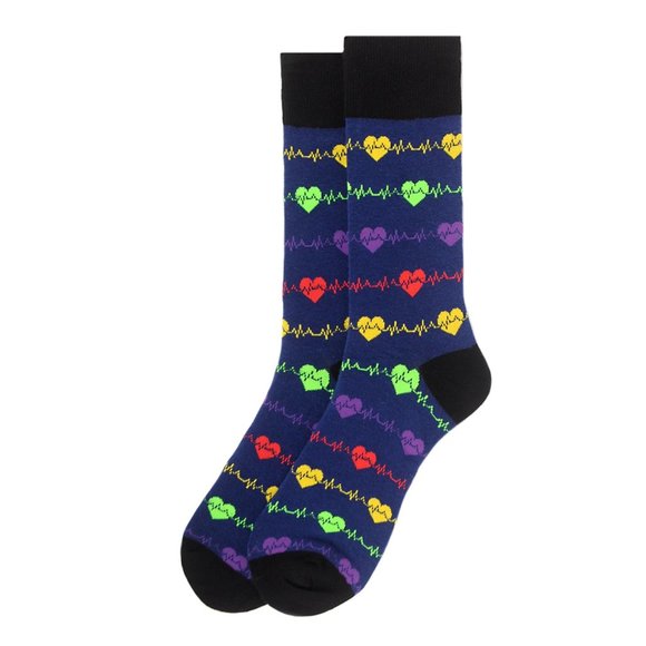 Men's Heart Monitor Novelty Socks - Picture 4 of 4